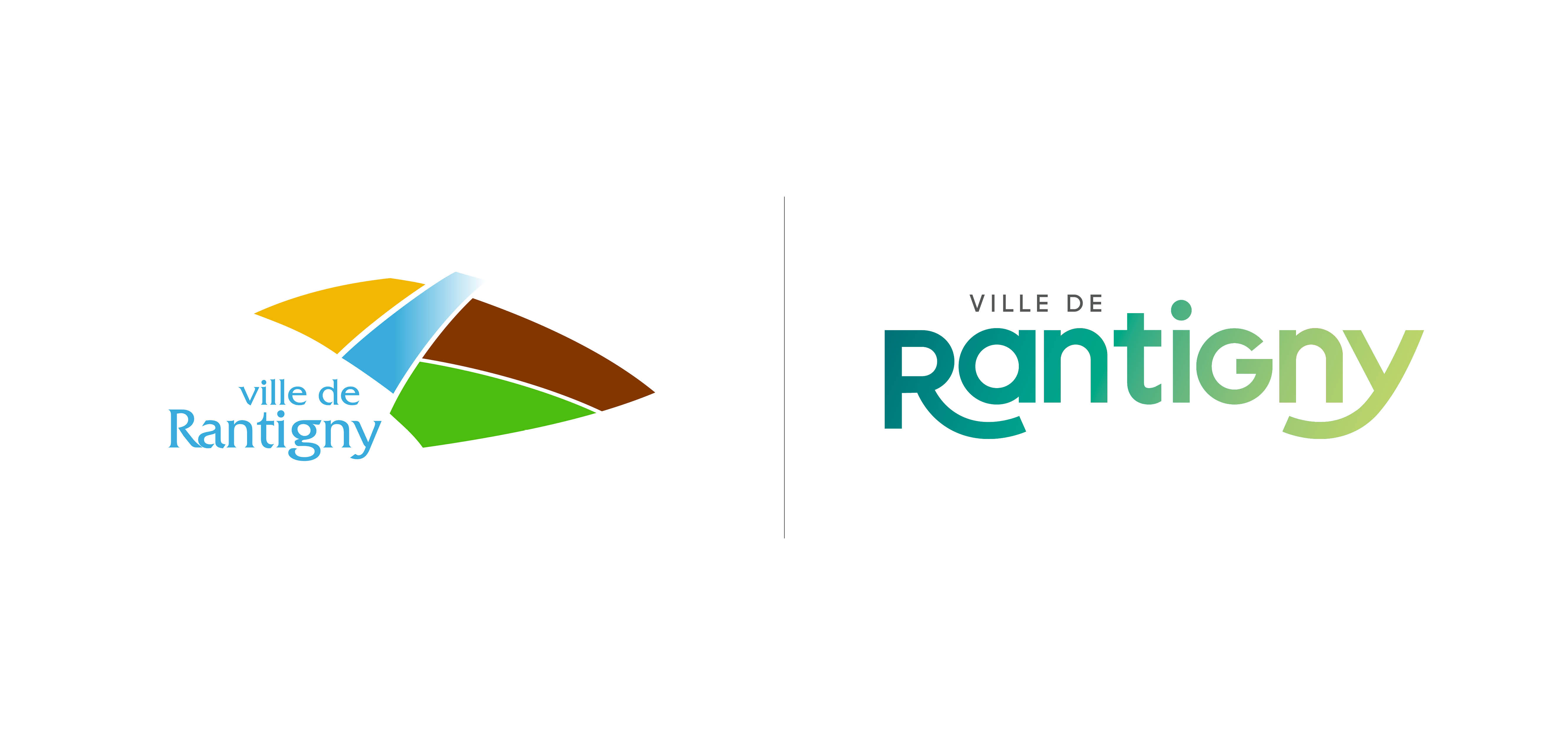 Logo monochrome pour la ville de Rantigny